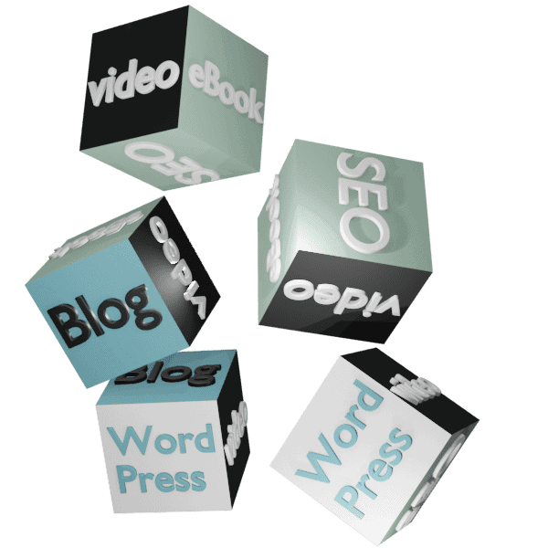 3D-Würfel Webdesign WordPress und Videoschnitt