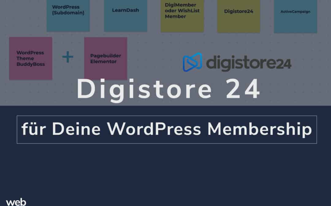 Digistore24 für Deine WordPress Membership
