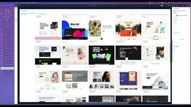 Divi Layout Packs Übersicht