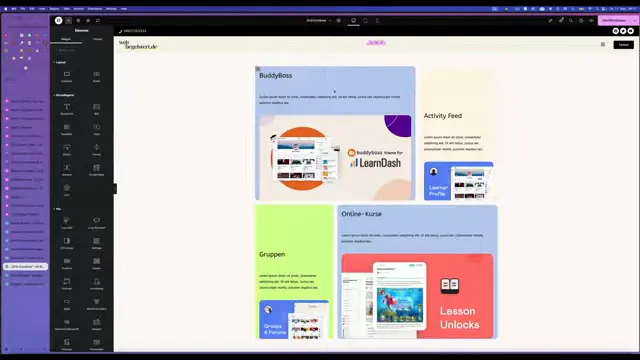 Elementor Grid Funktion im Editor