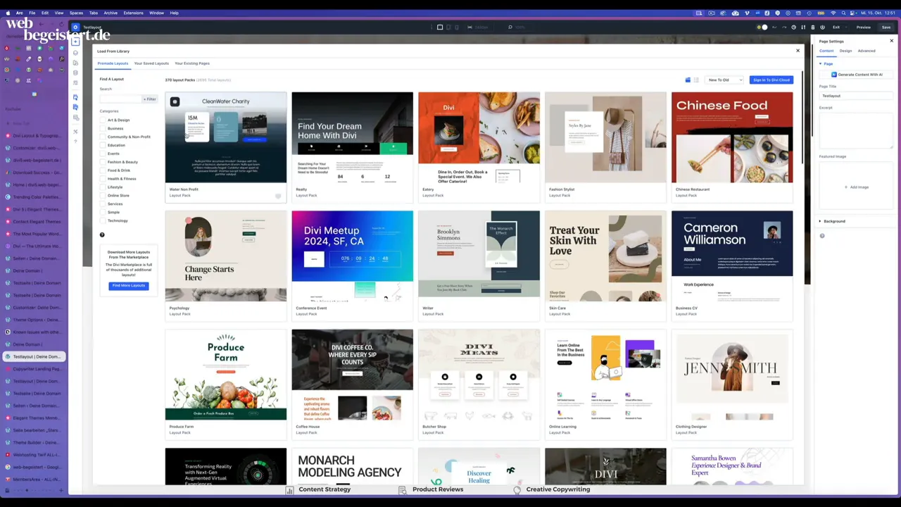 Divi Premade Layouts