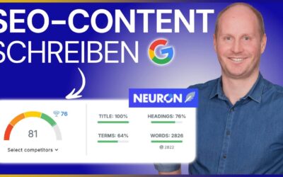 NeuronWriter SEO Blog optimieren: So bringst Du deine Beiträge auf Kurs