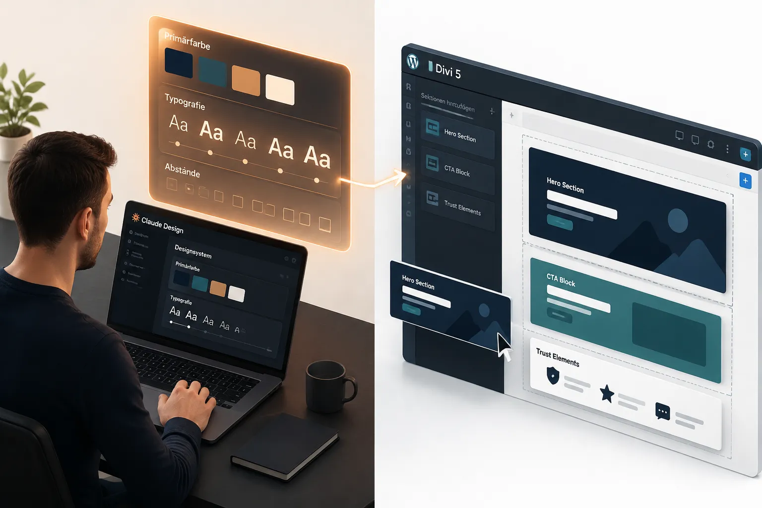 Design System und Landingpage in Claude Design erstellen